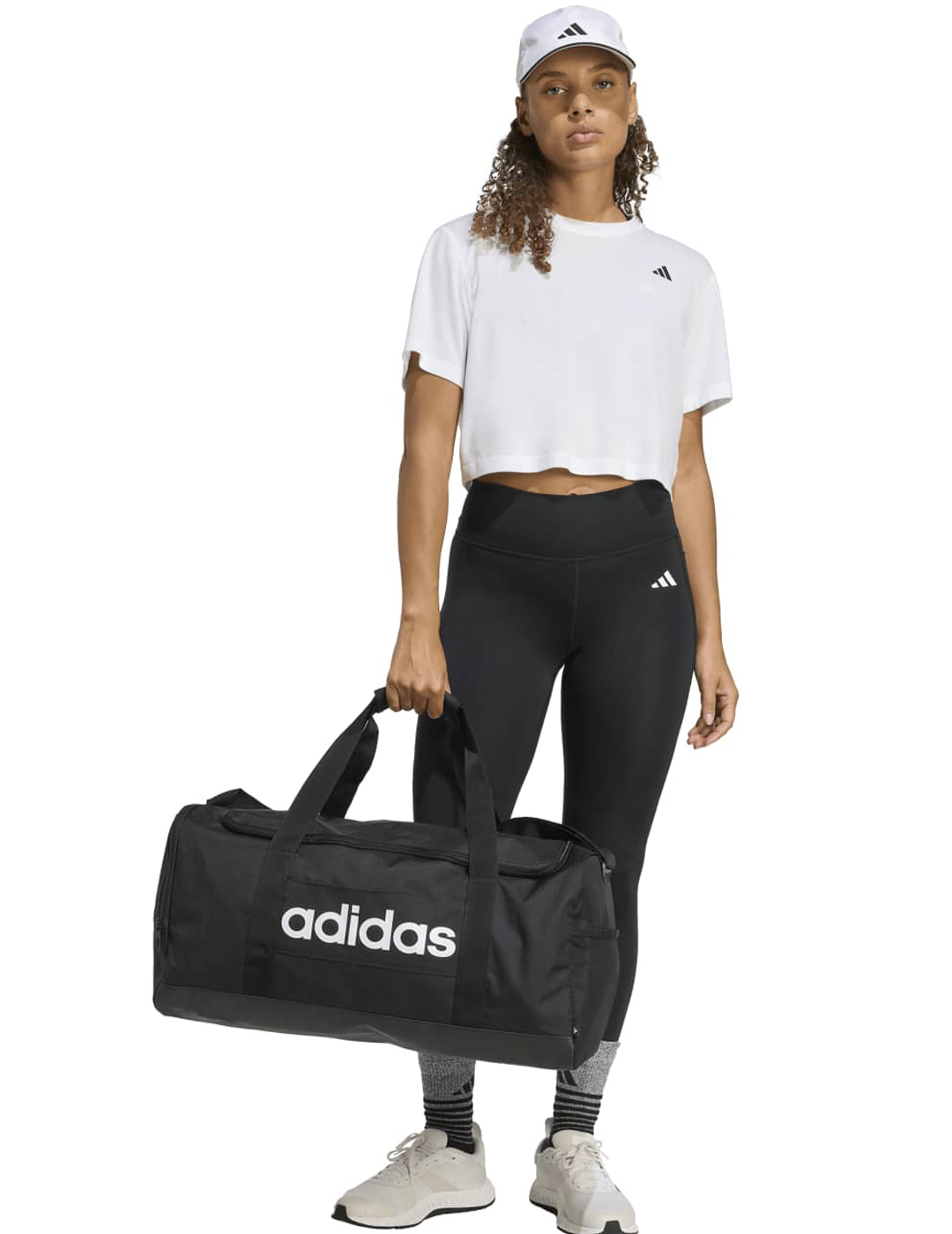 bolsa de deportes adidas LINEAR DUFFEL M, negro