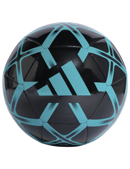 Balón de Futbol adidas STARLANCER CLB, negro/turquesa