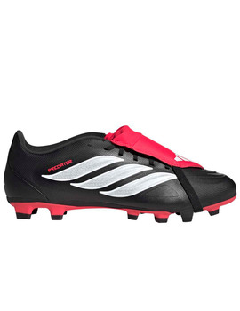 bota de fútbol hombre adidas PREDATOR CLUB FT FG/MG, negro/blanco/rojo