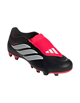 bota de fútbol hombre adidas PREDATOR CLUB FT FG/MG, negro/blanco/rojo