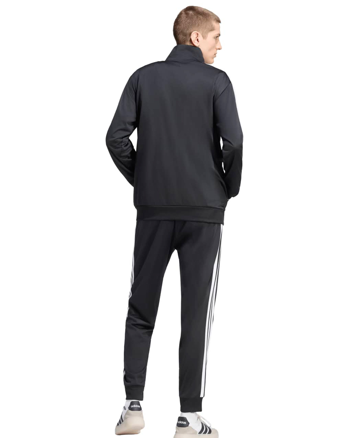 chandal hombre adidas tres bandas M DAYRDY, negro/blanco
