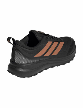 zapatilla running hombre adidas RUNFALCON 6  ATR, negro/bronce